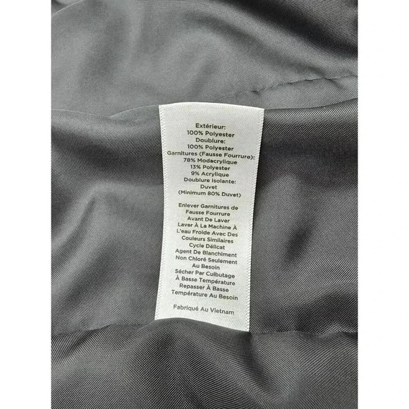 Talbots Women's Size S Tartan Plaid Puffer Vest w/Detachable Fur Collar - Picture 7 of 8